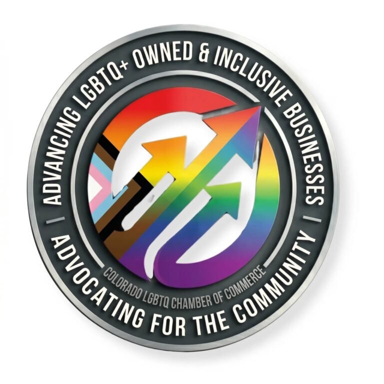 Co LGBTQ Chamber of Commerce badge 297 768x768